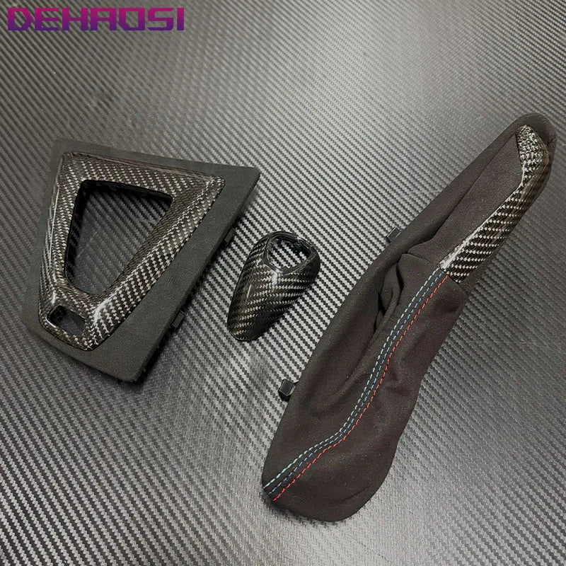LHD and RHD Carbon Fiber Interior Accessories M2 M3 M4 Carbon Handbrake For BMW F80 F81 F82 F83 F87