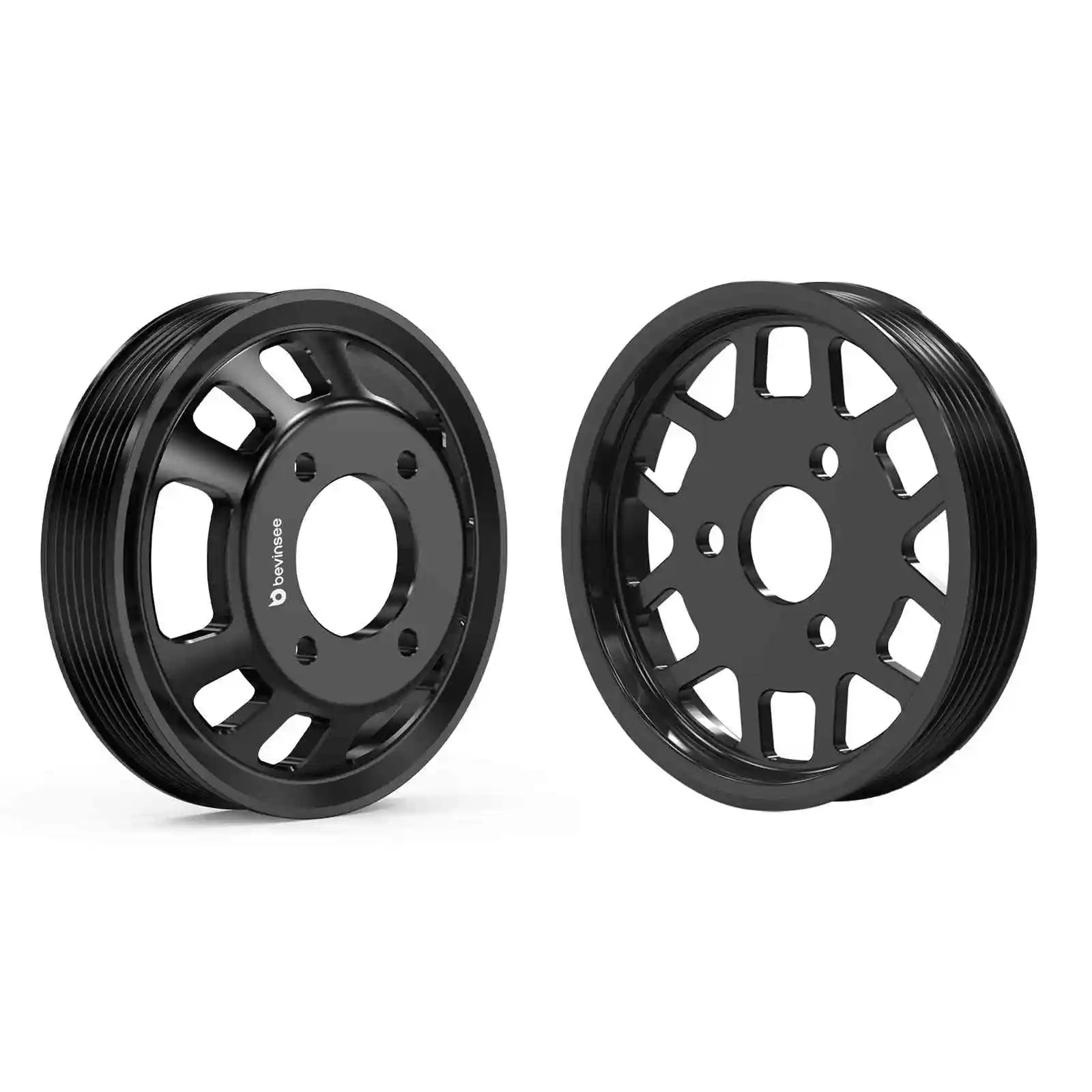 Aluminum Power Steering Pulley & Water Pump Pulley For BMW M52 Engine For BMW E36 320i 323i 328i E39 520i 523i 528i Z3 E36 2.8