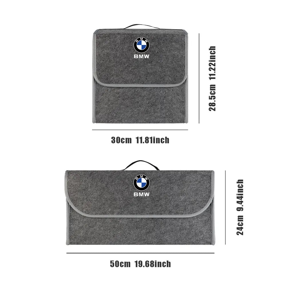 Folding Car Anti Slip Storage Bag Trunk Organizer For BMW M Performance E46 E90 F30 F10 E60 F20 X1 X5 Auto Interior Accessories