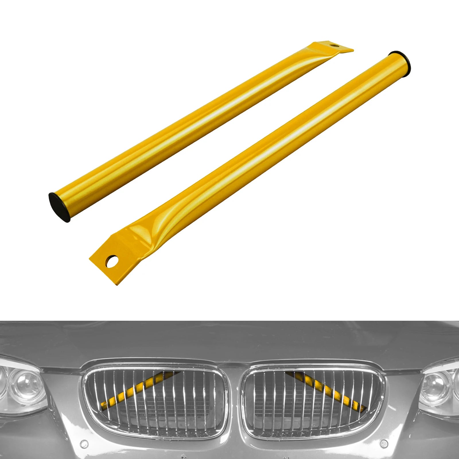Renforts de calandre avant BMW E90 E91 E92 E93 2006-2013 bleu rouge ou jaune
