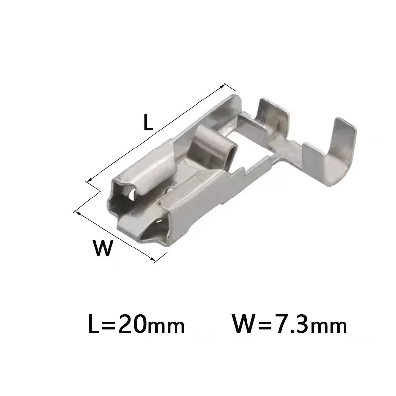 10 sets 2 Way H7 car wire female cable2 pin connector automotive Plug socket include terminal DJ7029C-6.3-21