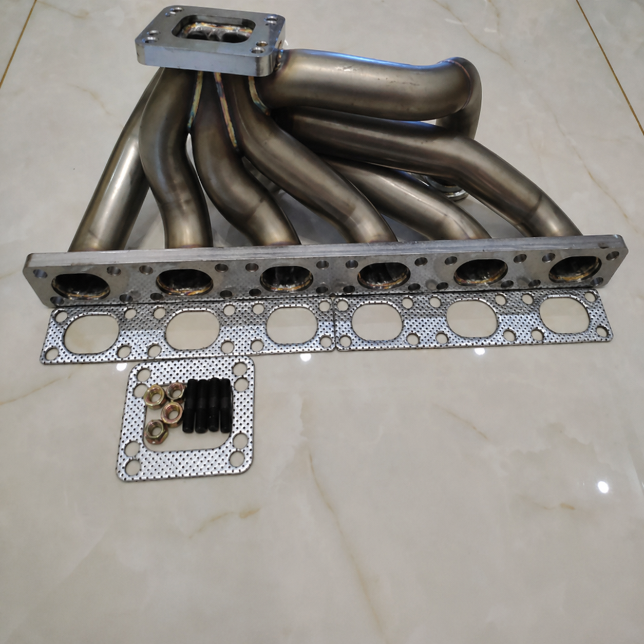 Collecteur turbo top mount T3/T4 BMW E30 E34 E46 M50 M52 M54 S50 S52 3 mm