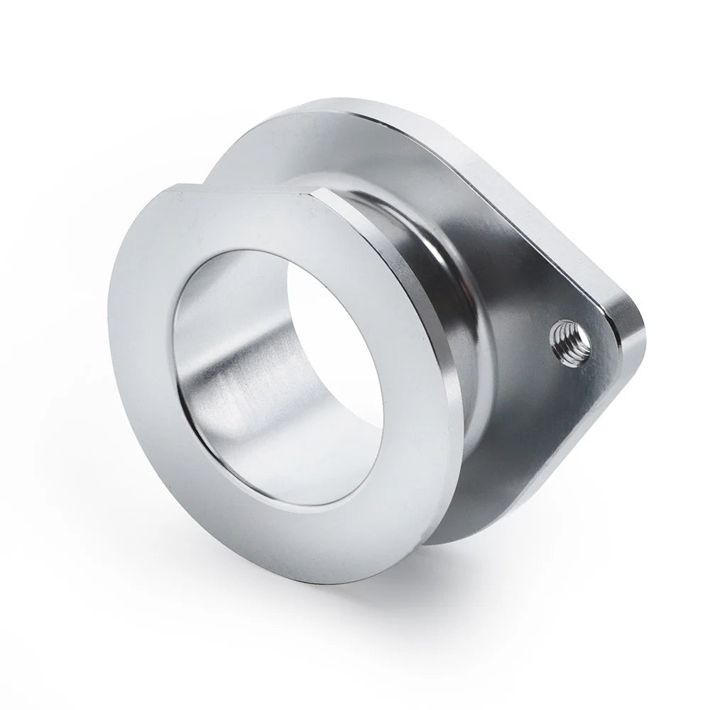 Adaptateur de dump valve Greddy Type S RS vers HKS SSQV vue de profil en aluminium