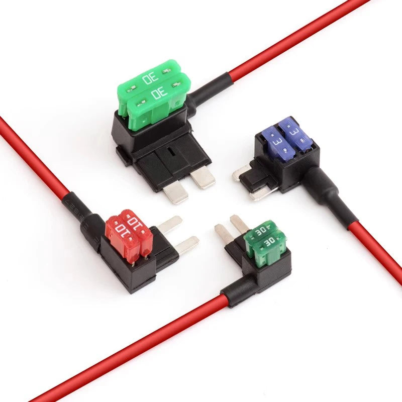 Exemples d’adaptateurs porte-fusible additionnels 12V avec fusibles installés