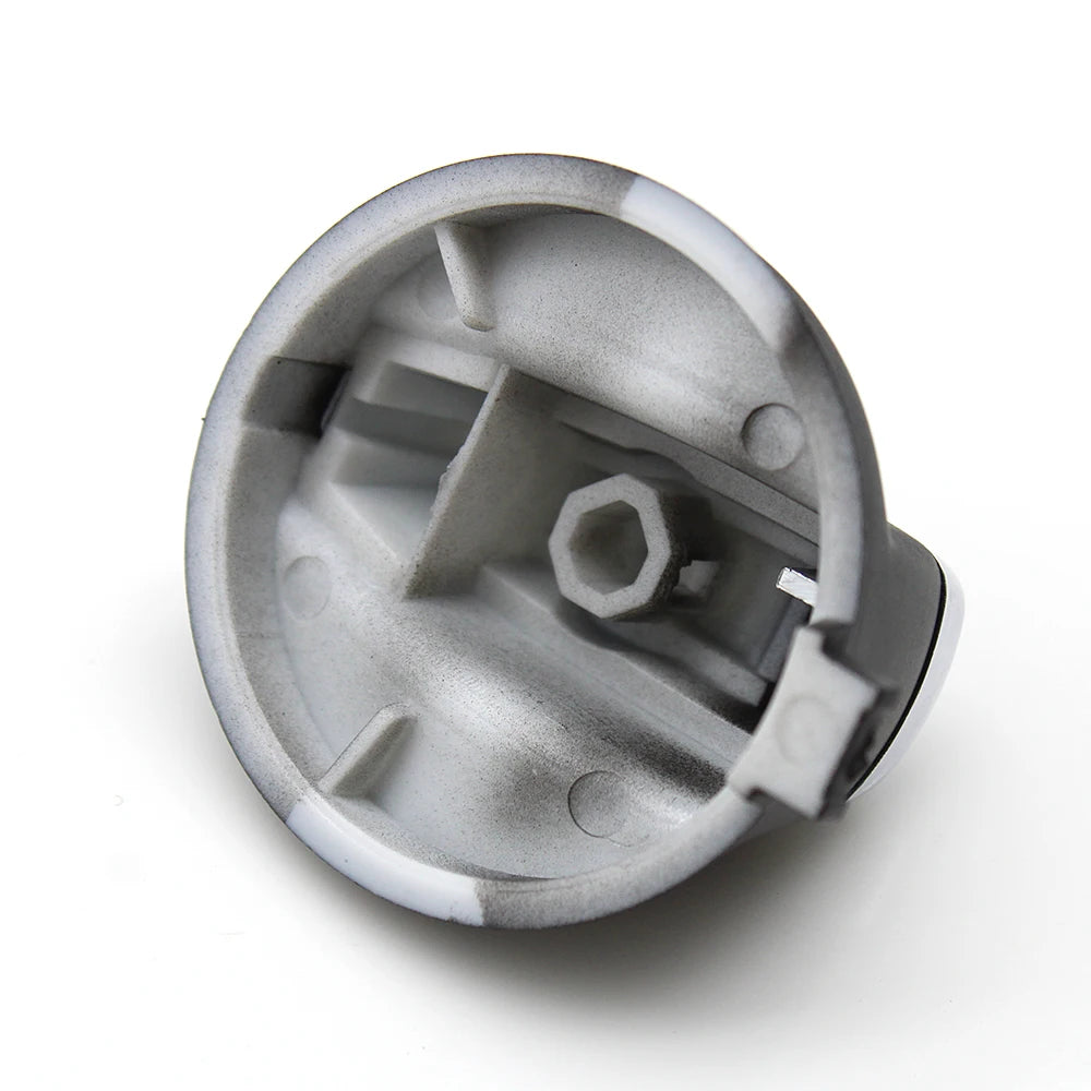 Vue arrière du bouton rotatif de commande des phares BMW avec fixation centrale