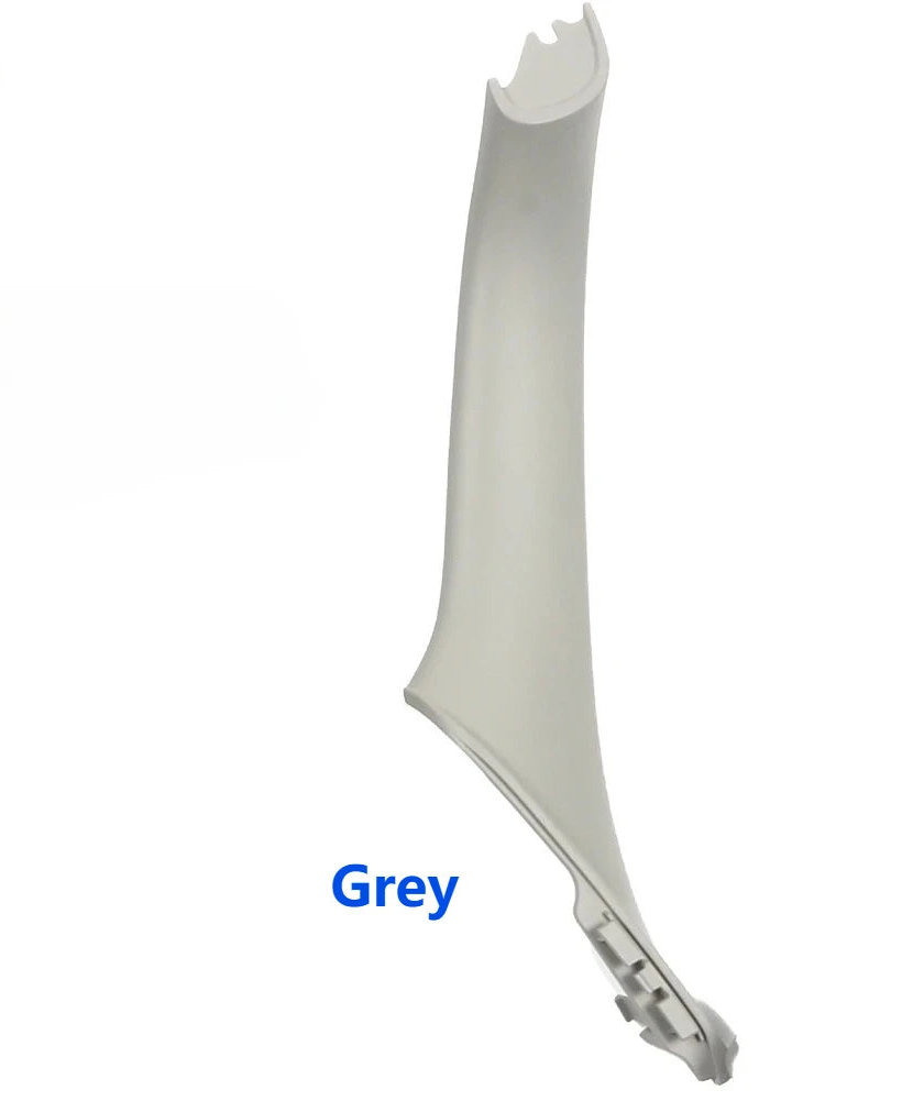 Garniture de poignée intérieure de porte BMW grise pour conduite à gauche, présentée sur fond blanc