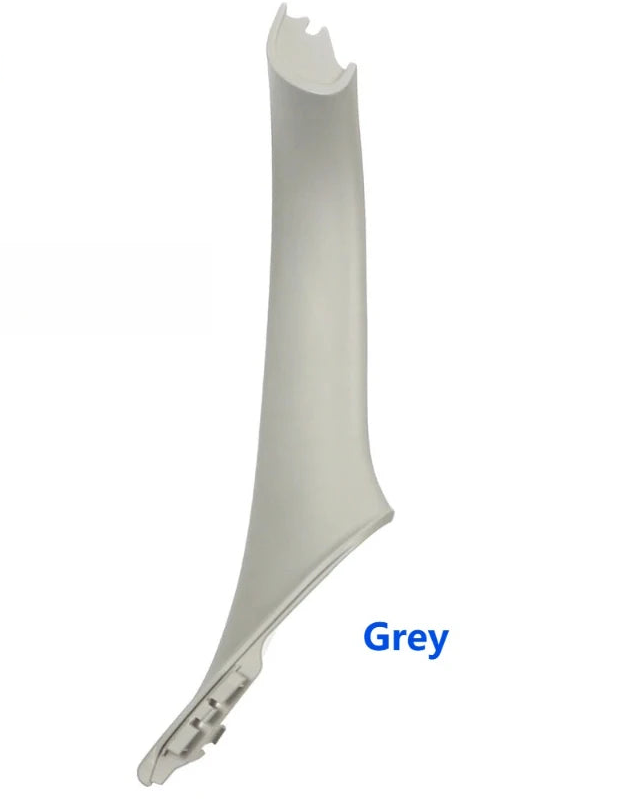 Garniture de poignée intérieure de porte BMW grise pour conduite à droite, présentée sur fond blanc