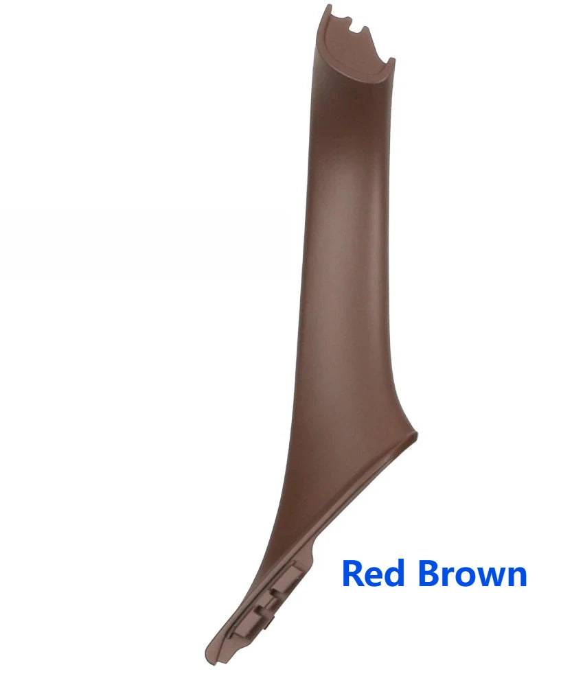 Garniture de poignée intérieure de porte BMW couleur red brown pour conduite à droite, présentée sur fond blanc