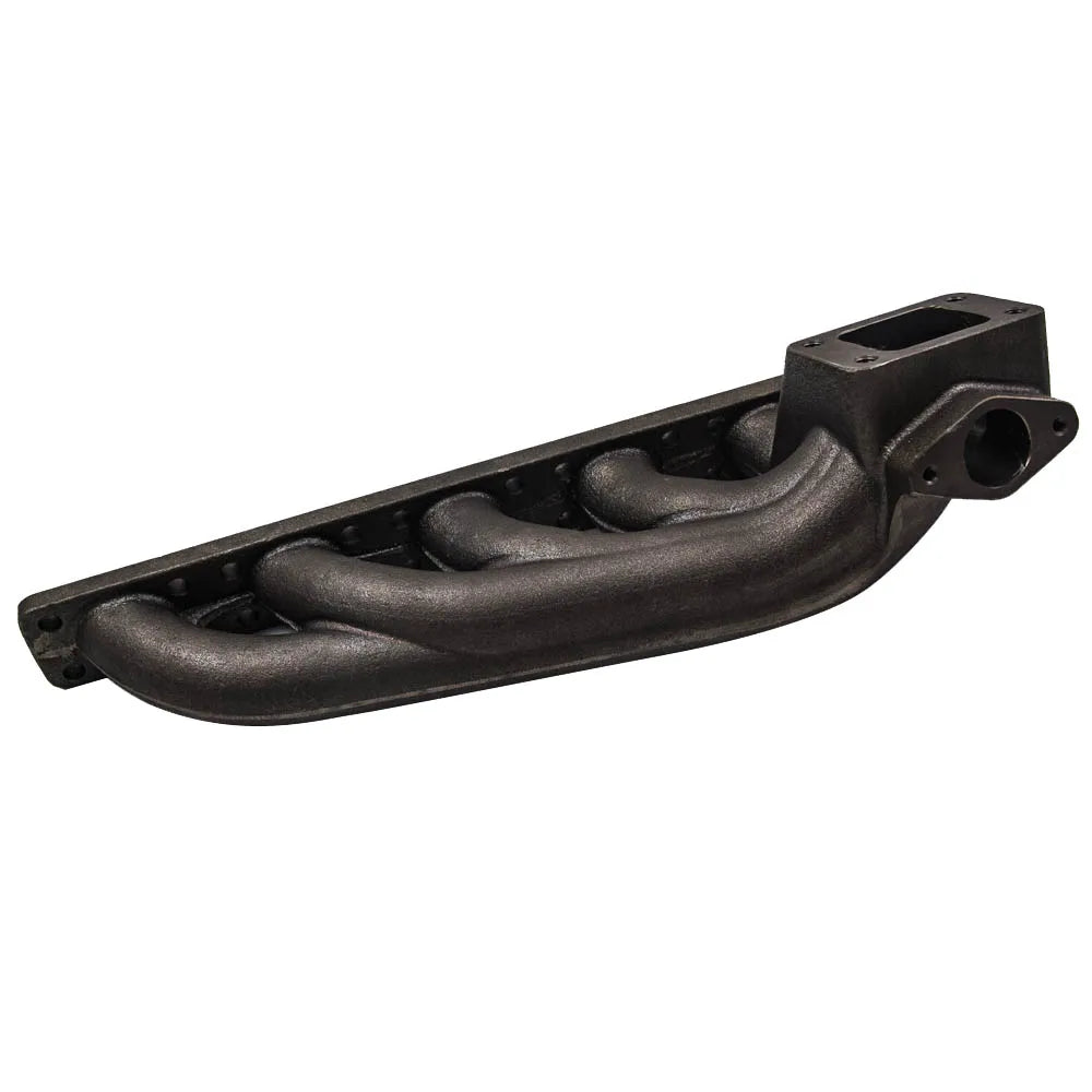 Vue latérale du collecteur turbo position basse T3 pour BMW M50 M52 M54 S50