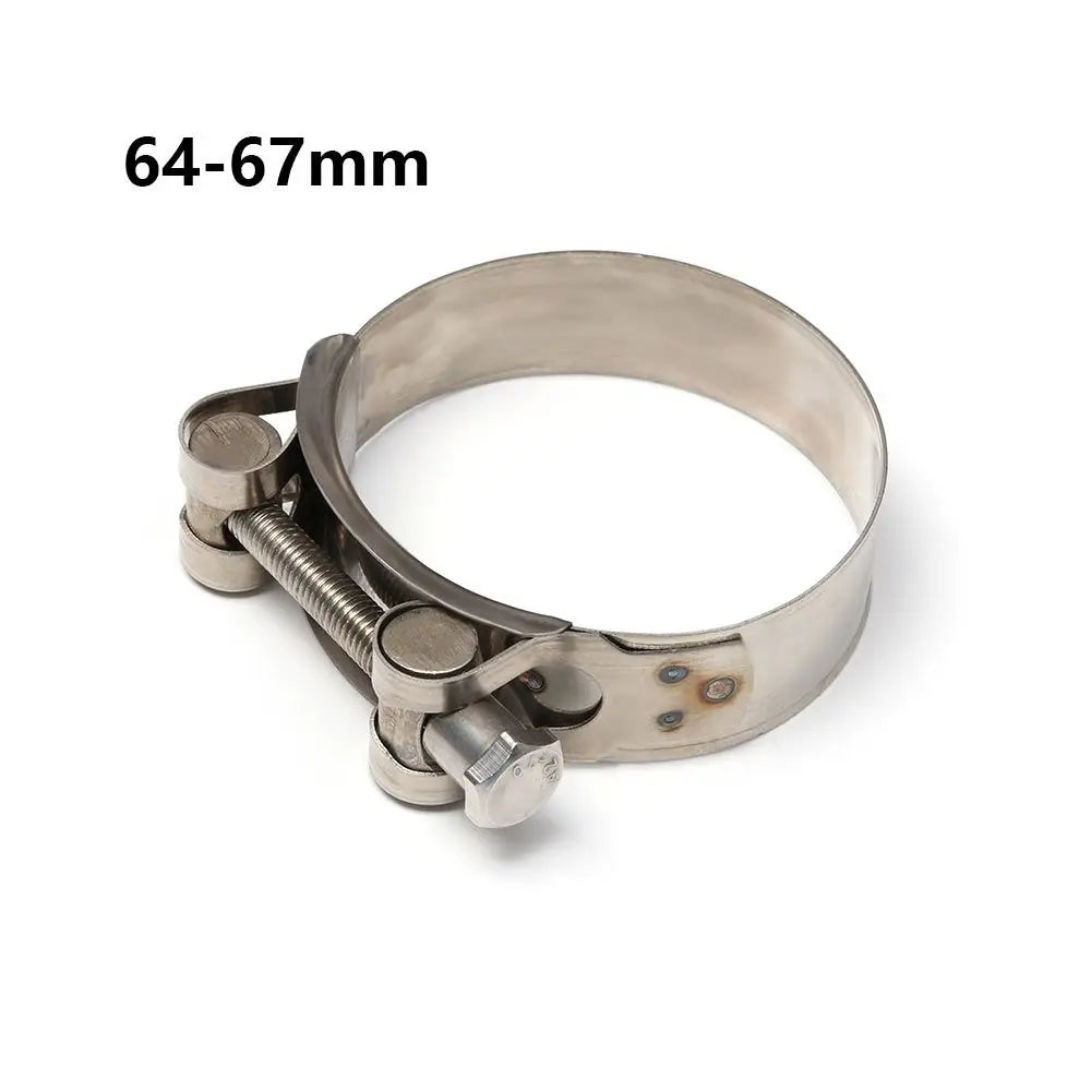 Collier de serrage inox universel pour durite en taille 64 à 67 mm Collier de serrage inox universel pour durite en taille 64 à 67 mm