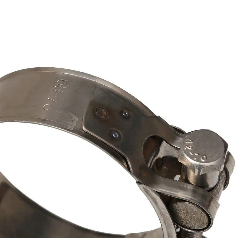 Détail du mécanisme de serrage du collier inox universel pour durite