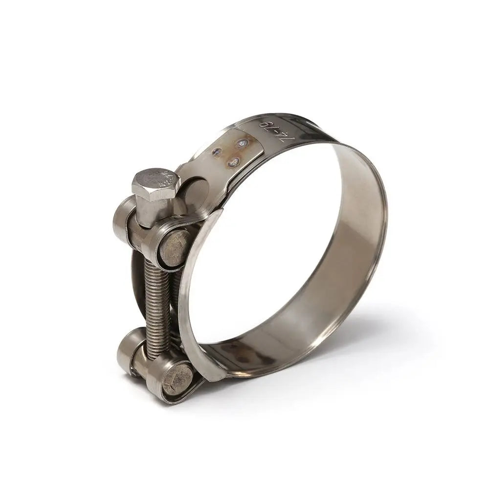 Vue produit du collier de serrage inox universel pour durite