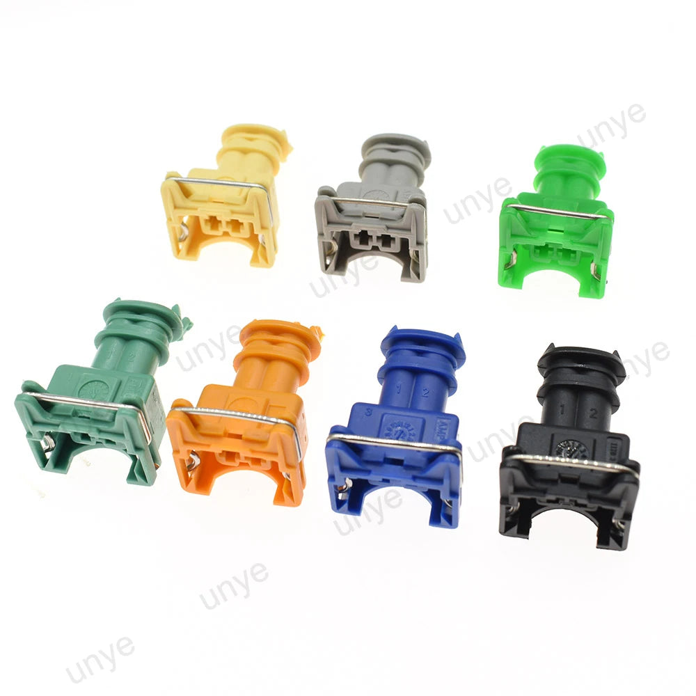Lot de connecteurs injecteurs EV1 JPT 2 broches 282189-1 en plusieurs couleurs