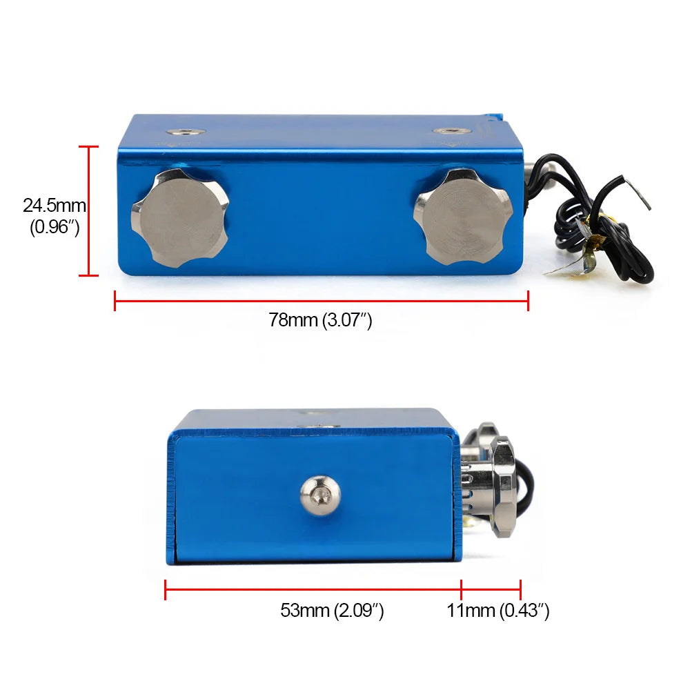 Dimensions du boîtier du contrôleur électronique de pression turbo 12V