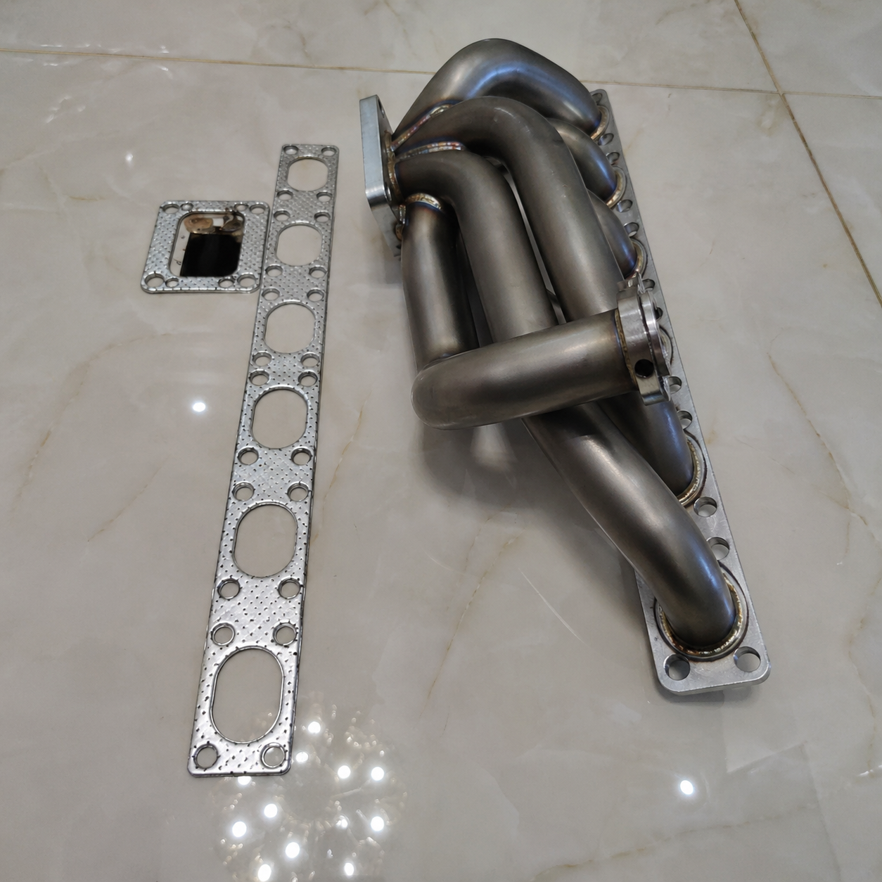 Collecteur turbo top mount T3/T4 BMW E30 E34 E46 M50 M52 M54 S50 S52 3 mm