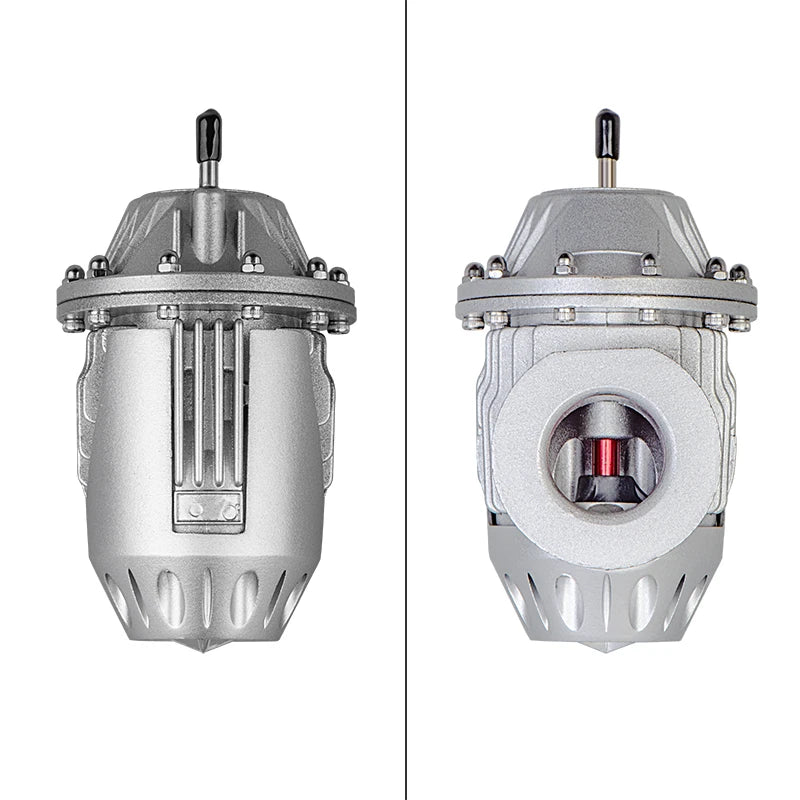 Dump valve type HKS SQV argent vue avant et arrière