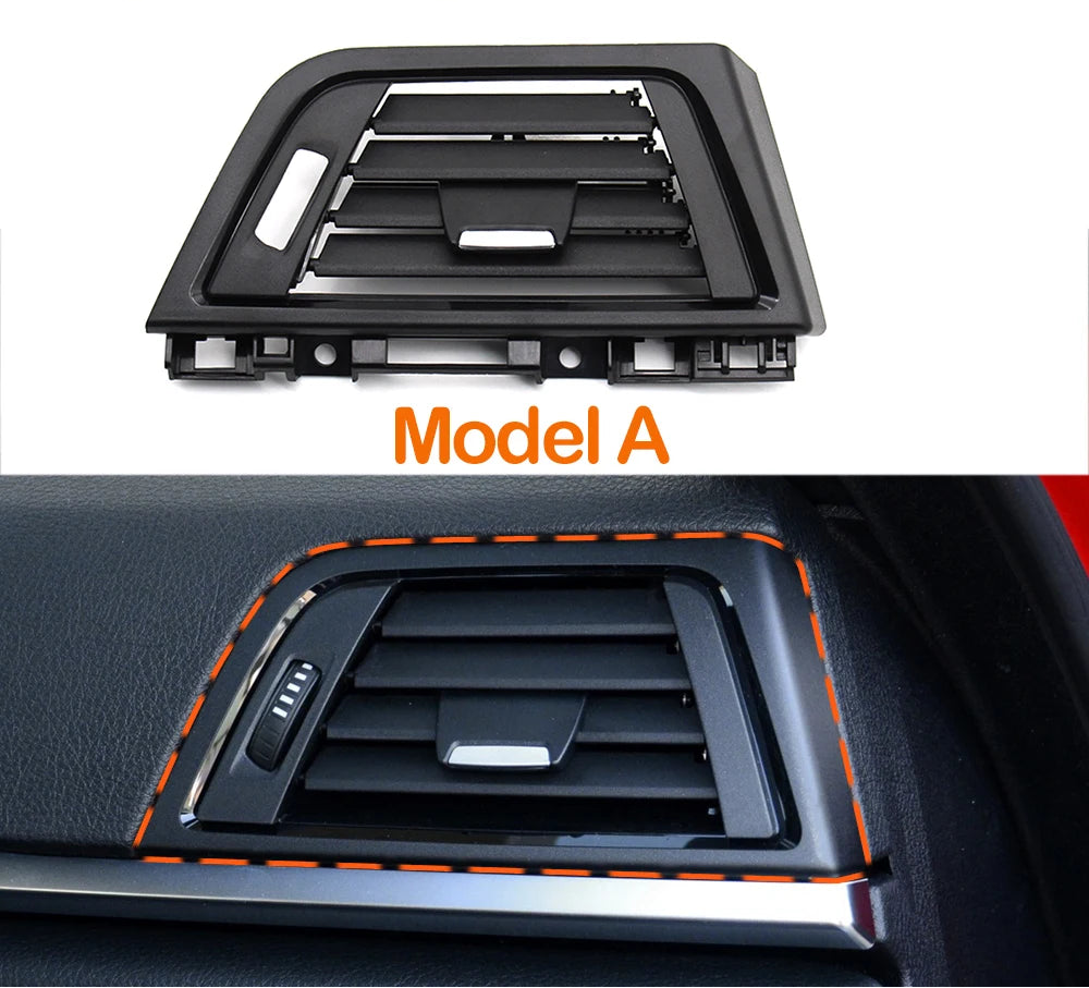 Grille d’aérateur avant BMW modèle A complète avec rendu monté dans l’habitacle