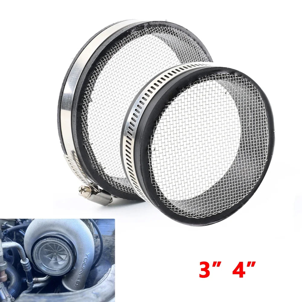 Grille de protection d’admission d’air turbo 76 mm ou 102 mm universelle