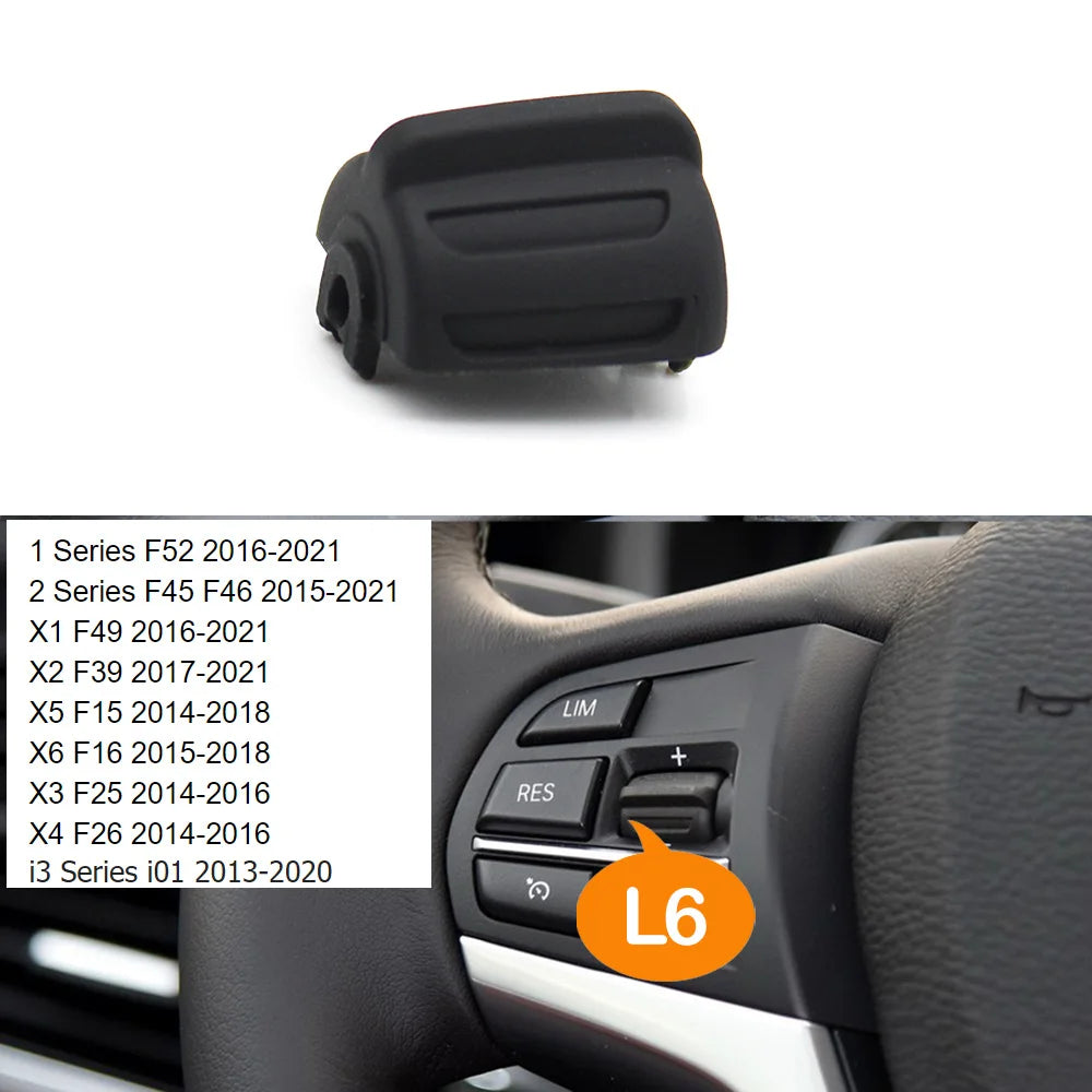 Molette de volant BMW position L6 avec liste de compatibilité et aperçu monté Molette de volant BMW position L6 avec liste de compatibilité et aperçu monté