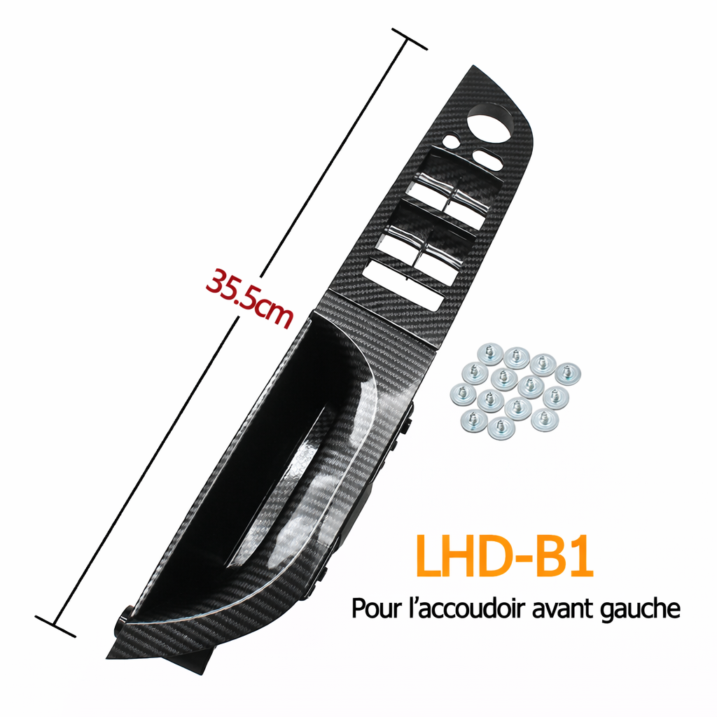 Poignée intérieure BMW E90 E91 LHD B1 avec dimensions et vis de fixation