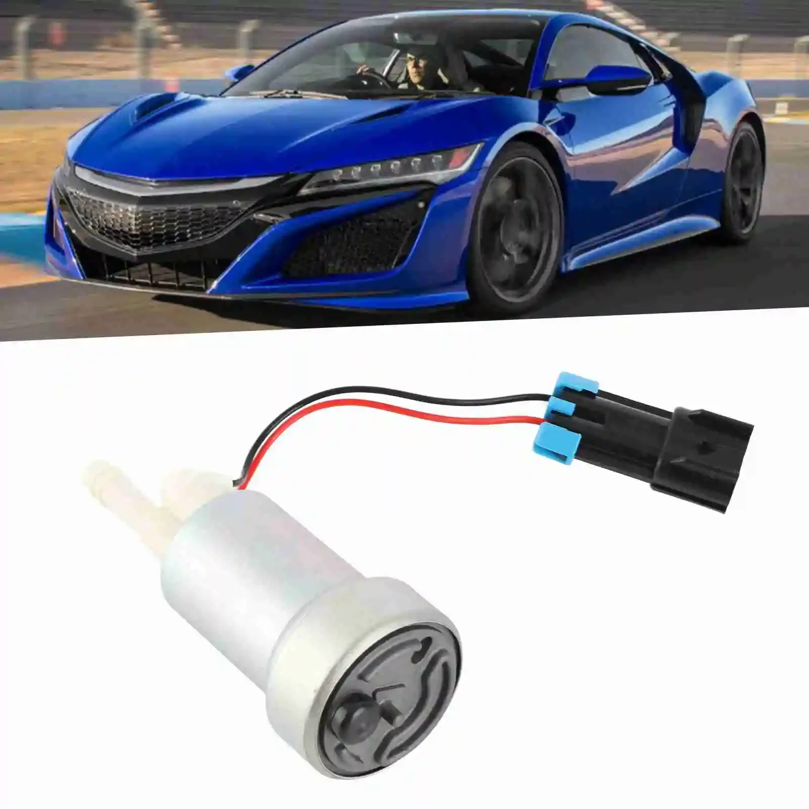 Pompe à carburant  450LPH, BRO E85, RACING F90000274 — vue de profil