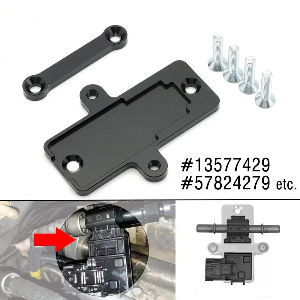 Support de capteur flex fuel E85 aluminium CNC avec aperçu du montage et compatibilité