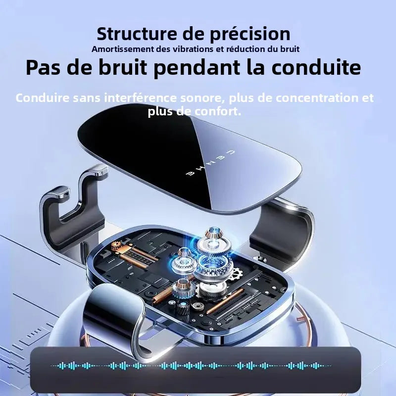 Support smartphone voiture avec structure de précision et maintien stable pendant la conduite