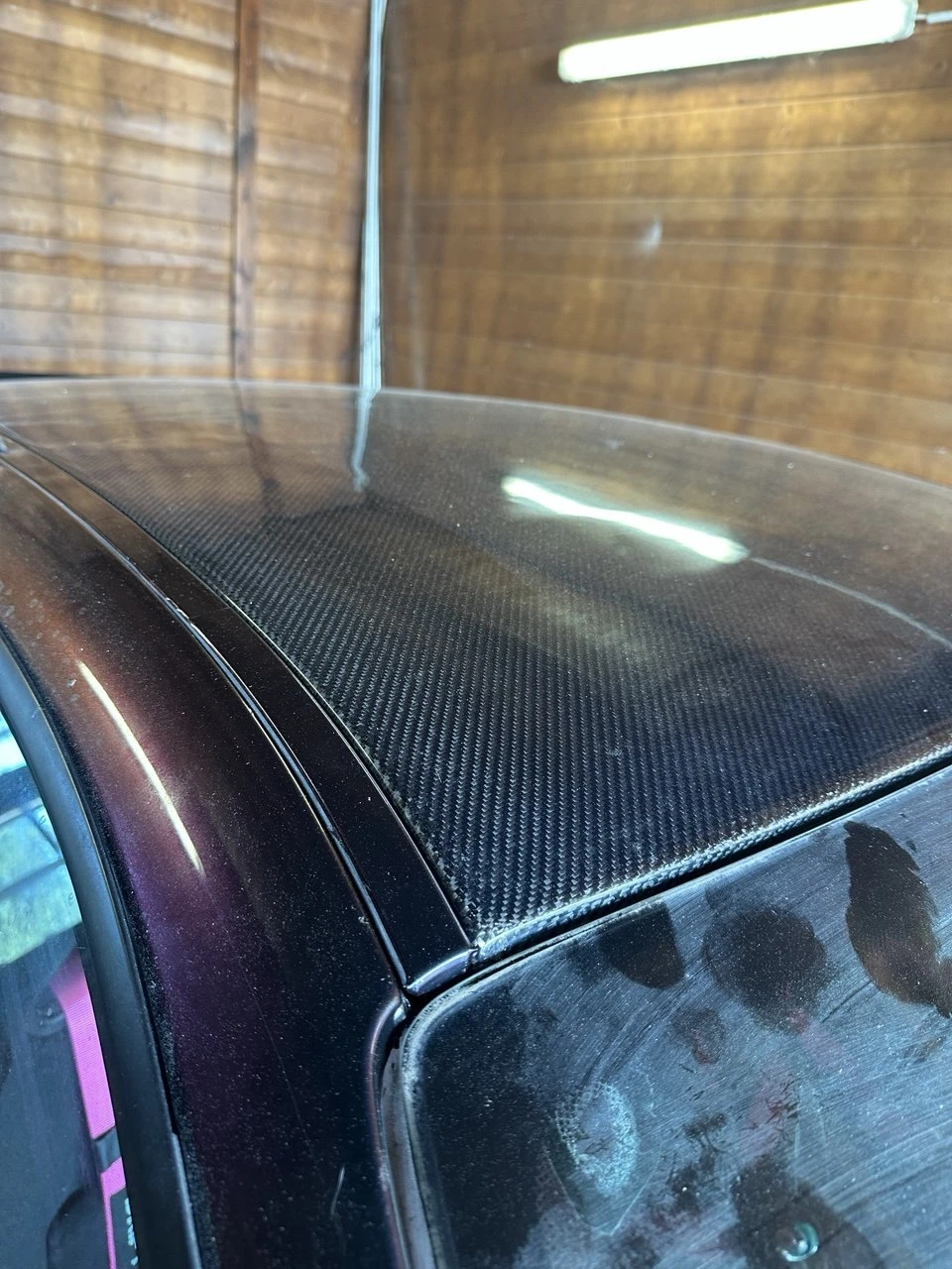 Toit carbone BMW Série 3 E46 Coupé — vue arrière