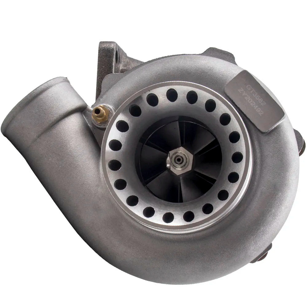 Turbo GT3582 GT35 T3 A/R 0.63 présenté seul en vue de face