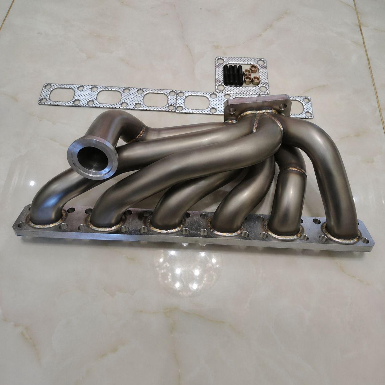 Collecteur turbo top mount T3/T4 BMW E30 E34 E46 M50 M52 M54 S50 S52 3 mm