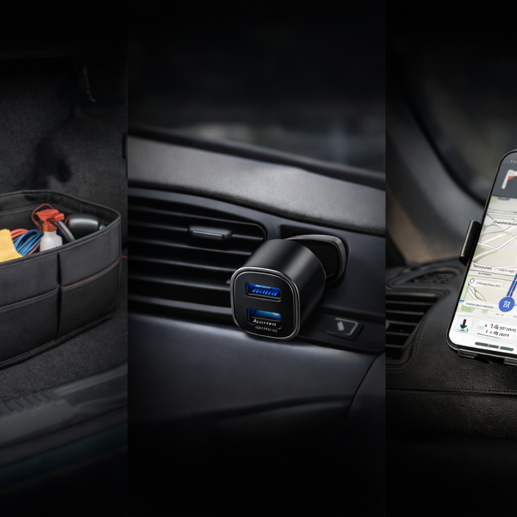 Rangement, recharge et accessoires pratiques pour votre BMW