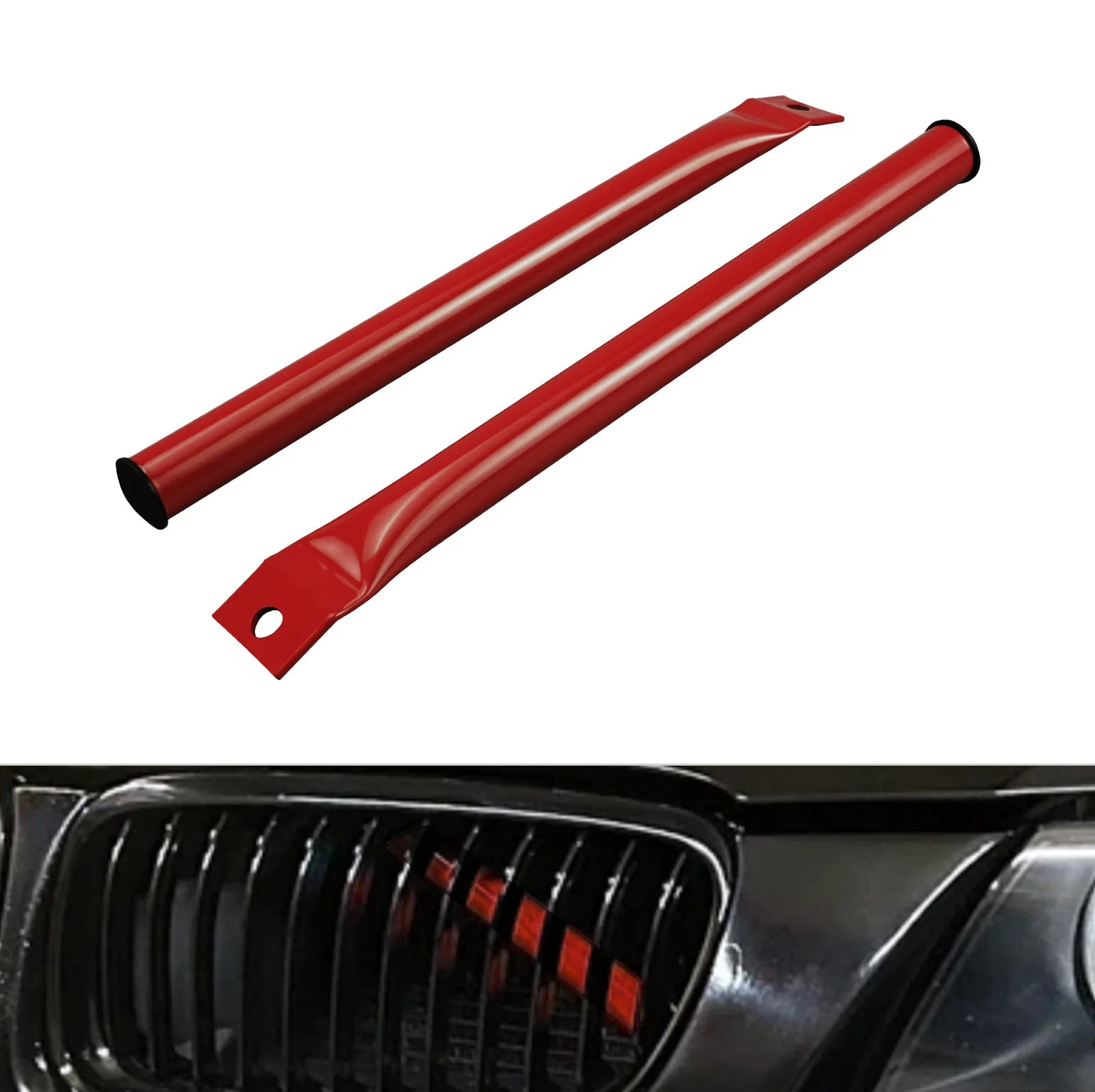 Renforts de calandre avant BMW E90 E91 E92 E93 2006-2013 bleu rouge ou jaune