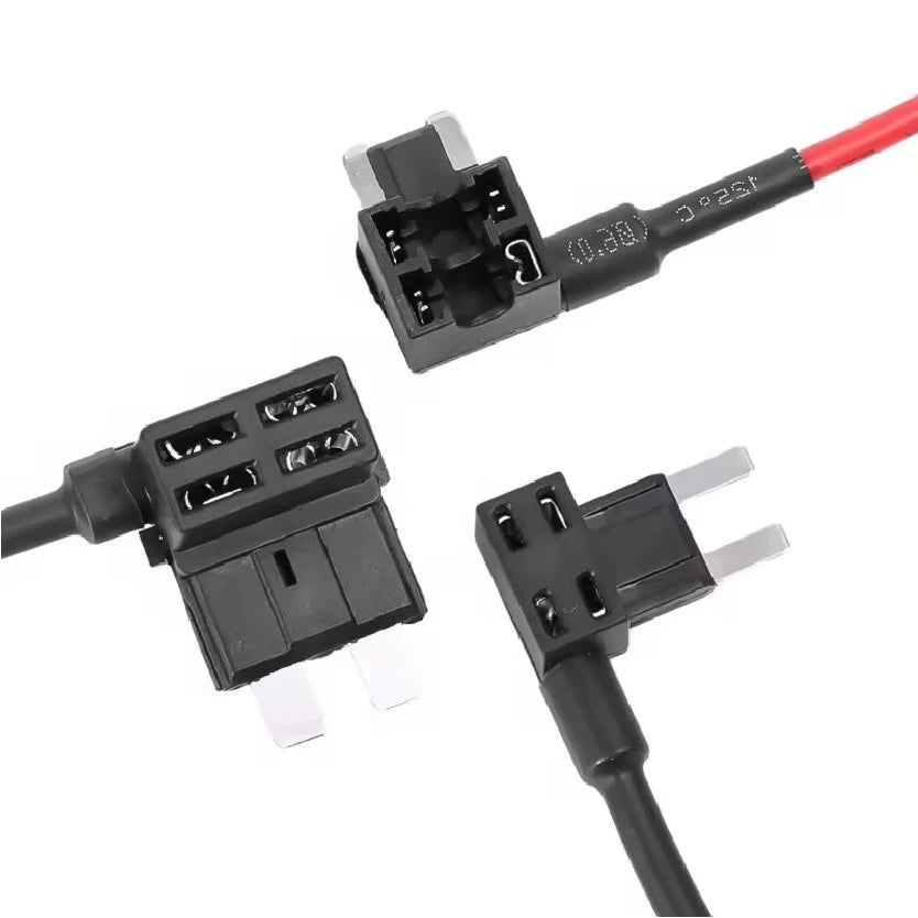 Adaptateur porte-fusible additionnel 12V pour ajouter une ligne protégée avec fusible en plusieurs formats