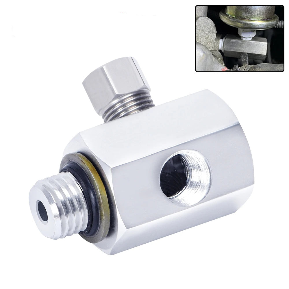 Adaptateur T 3 ports pression température d’huile 1/8 NPT M12x1.5 pour BMW E30 E36