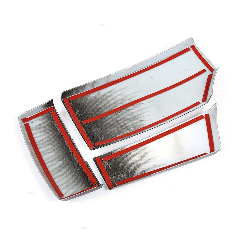 Cache d’accoudoir central BMW E60 aspect carbone avec bandes adhésives au dos