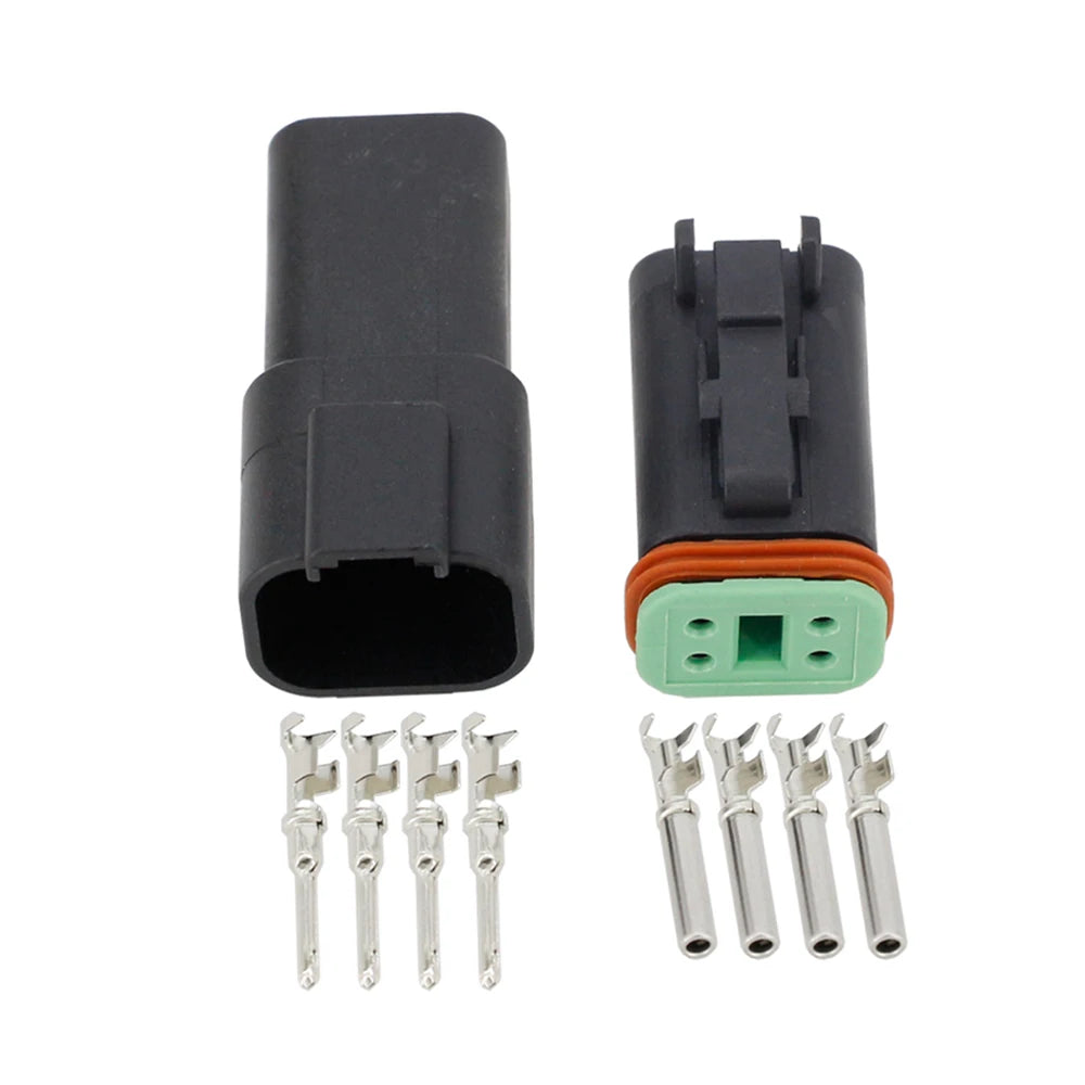Connecteur Deutsch DT compact étanche 2 broches avec pins pour câblage automobile