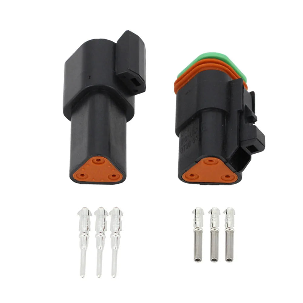 Connecteur Deutsch DT étanche 3 broches avec pins pour faisceau automobile