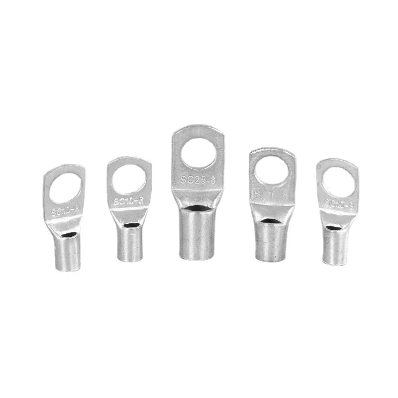 Lot de cosses à œillet en cuivre étamé pour câble 16 mm², 25 mm² ou 35 mm²