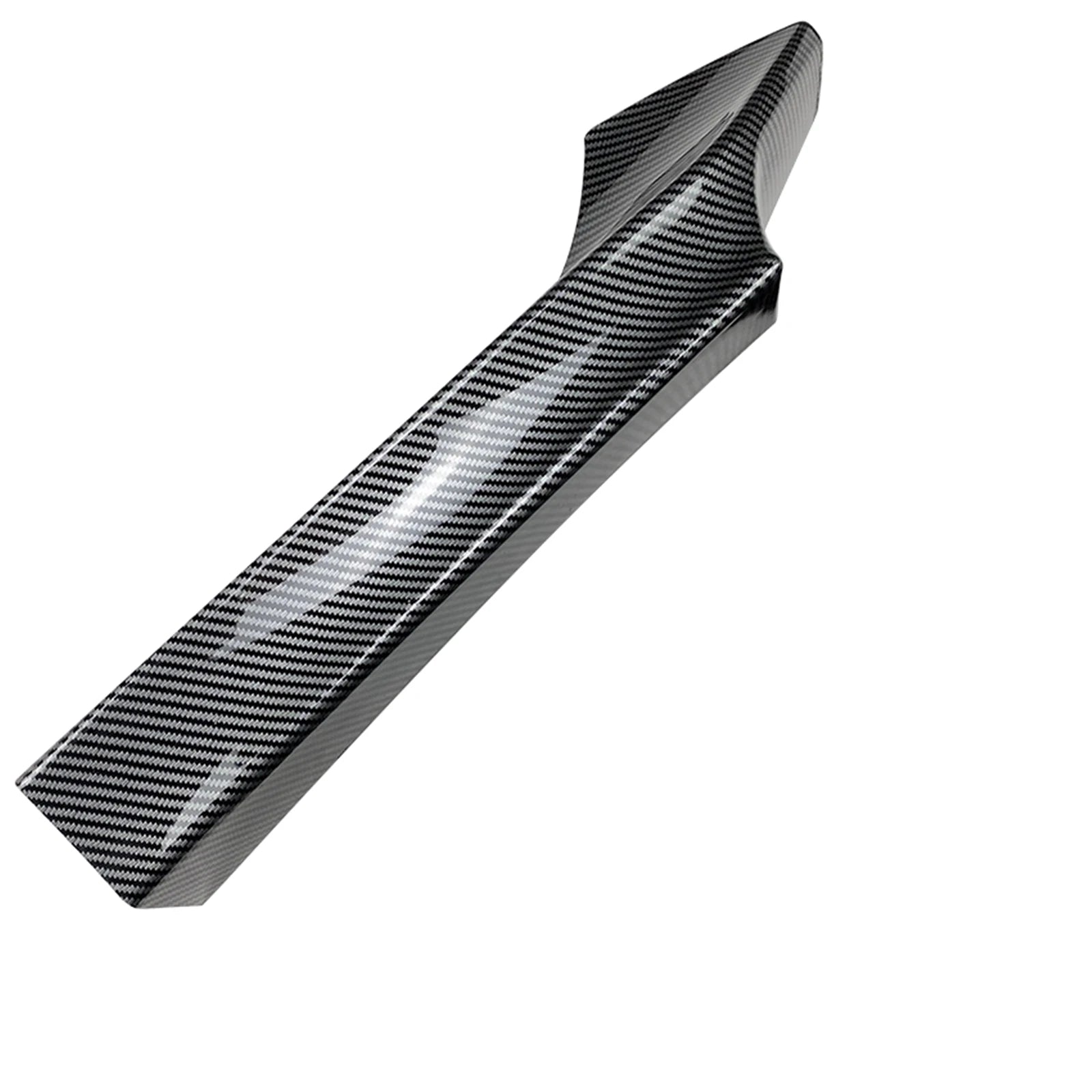 Extension latérale de lame avant BMW Série 2 F22 F23 M Sport en finition carbone sur fond blanc