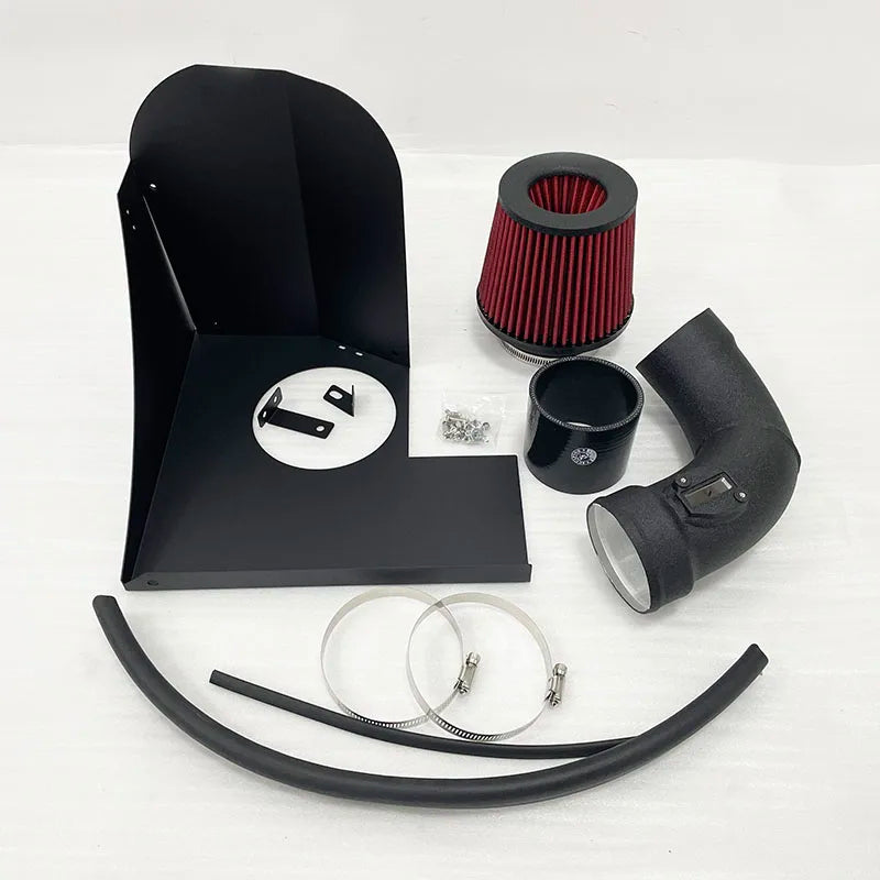 Composants du kit d’admission d’air BMW 2.0T B48 avec filtre, durite et supports