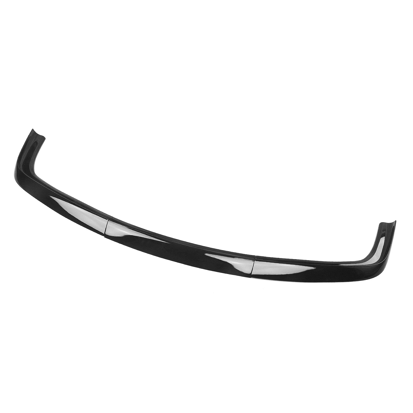 Lame avant BMW E36 M3 noir brillant vue de face sur fond blanc
