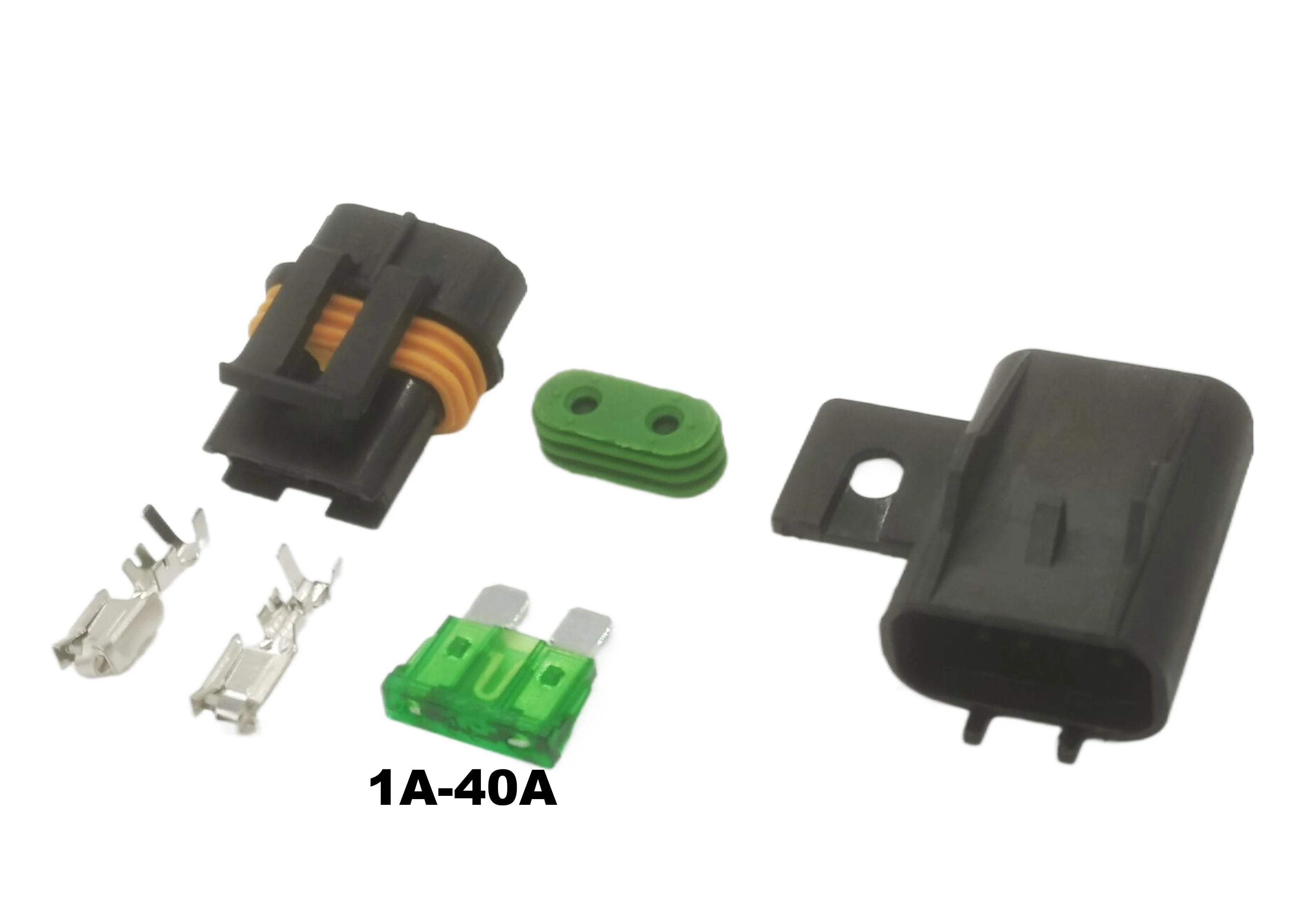 Porte-fusible ATC 12V universel étanche simple pour voiture avec fusible de 1A à 40A