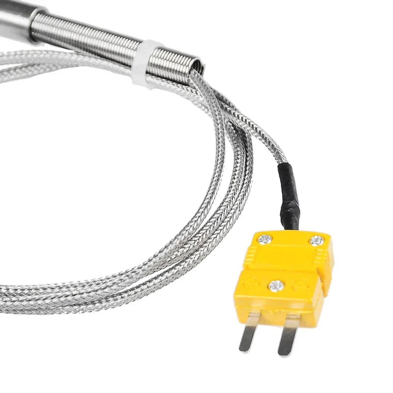 Détail du connecteur mini K jaune de la sonde EGT thermocouple type K