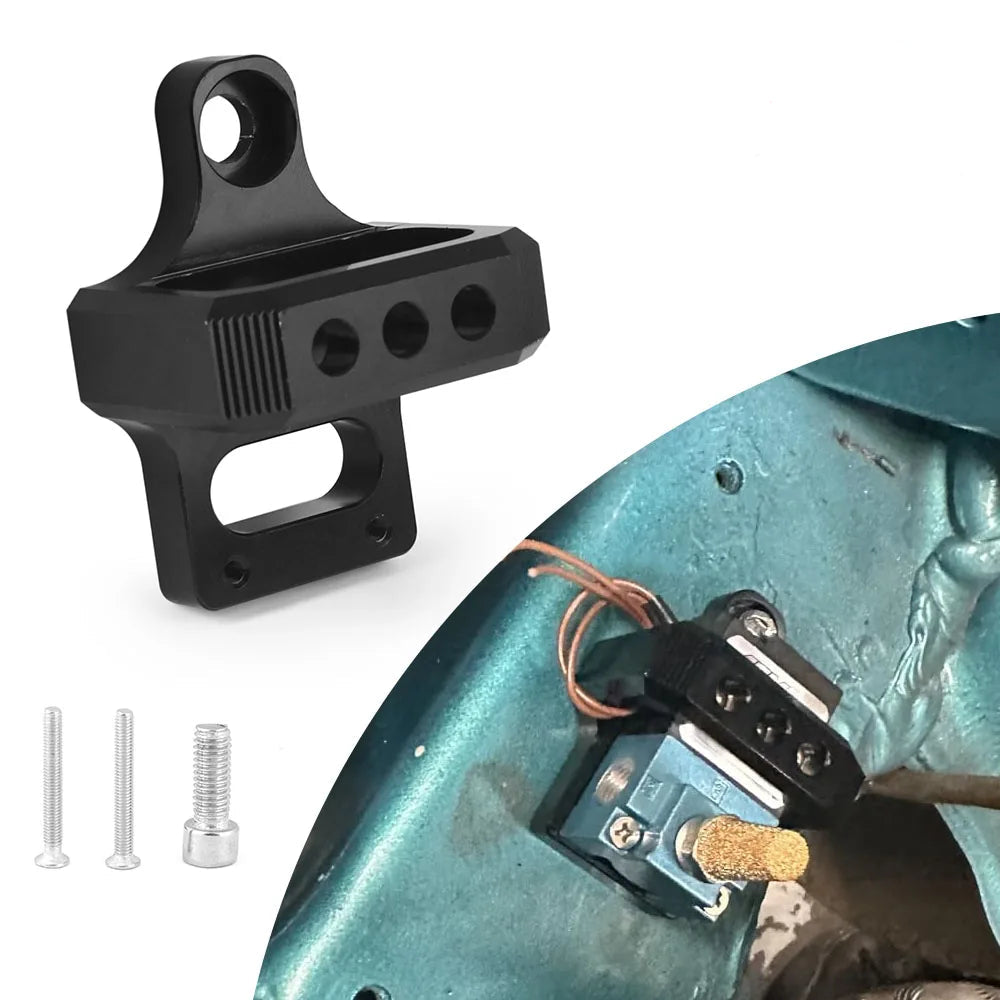 Support d’électrovanne 3 voies en aluminium monté pour boost controller universel