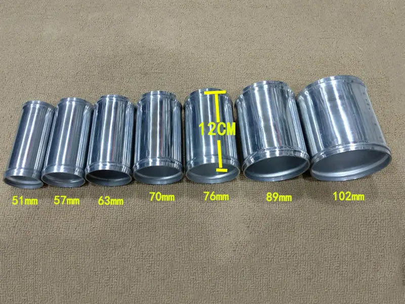 Tubes aluminium universels pour admission et intercooler en diamètres de 51 à 102 mm