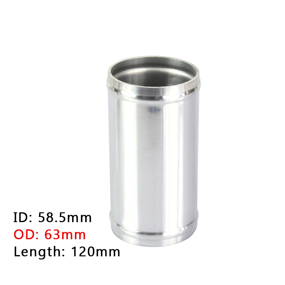 Tube aluminium universel pour admission et intercooler diamètre extérieur 63 mm